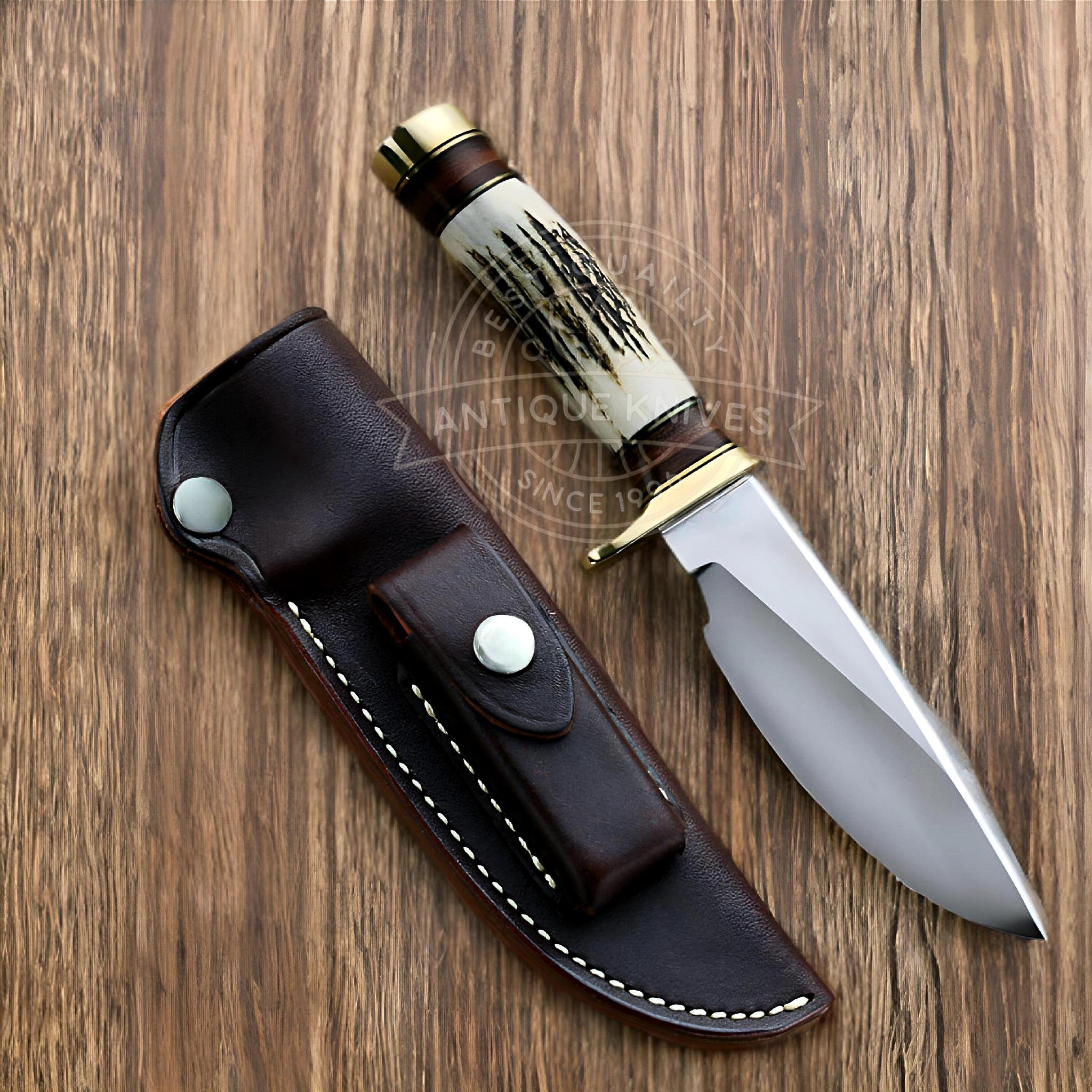 VINTAGE ナイフ  CASE STAG HUNTER 4143 Case Stag/Antler Handle Hunting Collectible Vintage Fixed