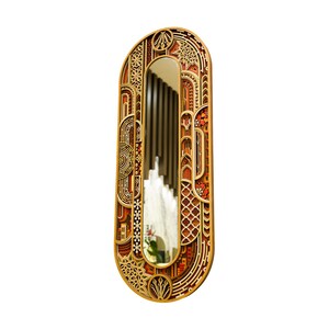 Digitaal bestand 11 lagen 3D | Creatief spiegelontwerp met meerdere lagen, lasergesneden, mandala kunst aan de muur SVG, dxf, dwg, pdf