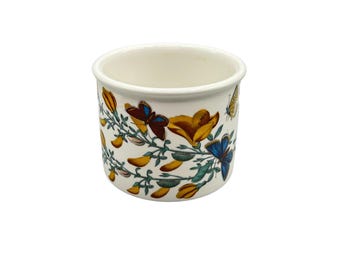 Portmeirion Botanic Garden Open Sugar Bowl Butterflies Cytisus Scoparius Design