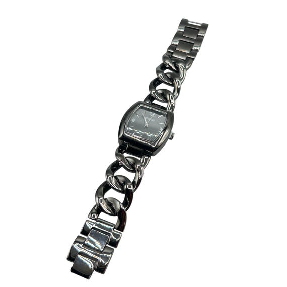 Buy GRAZIANO Wrist Watch Gunmetal Color Chunky Chain Ladies Watch