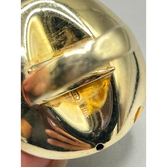 Gold Leaf Ring Adjustable Size Silver 925 Made in… - image 6