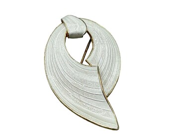 Vintage Norway Finn Jensen Brooch Enamel on Sterling Pin 925 Norway Mid Century