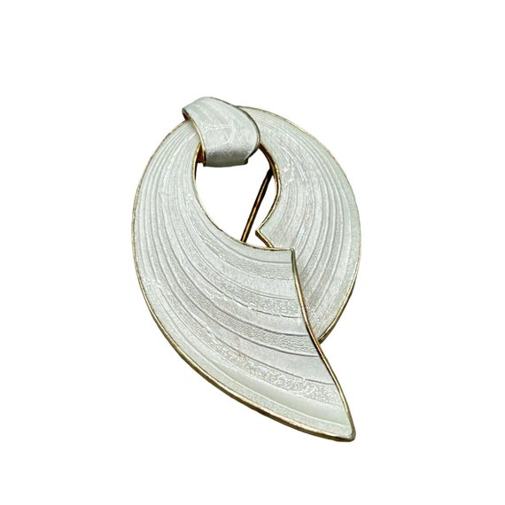 Vintage Norway Finn Jensen Brooch Enamel on Sterling Pin 925 Norway Mid Century
