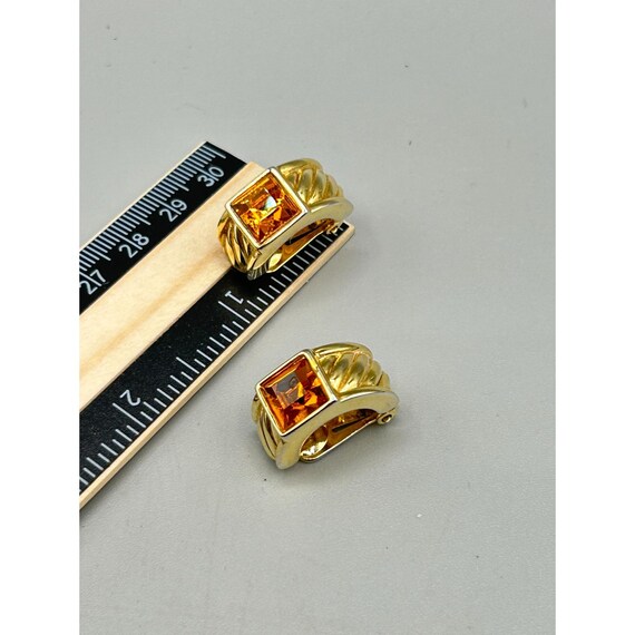 Boucles d'oreilles Léonie oranges et dorées - , site de vente en Boucles d'oreilles Léonie oranges et dorées - , site de vente en