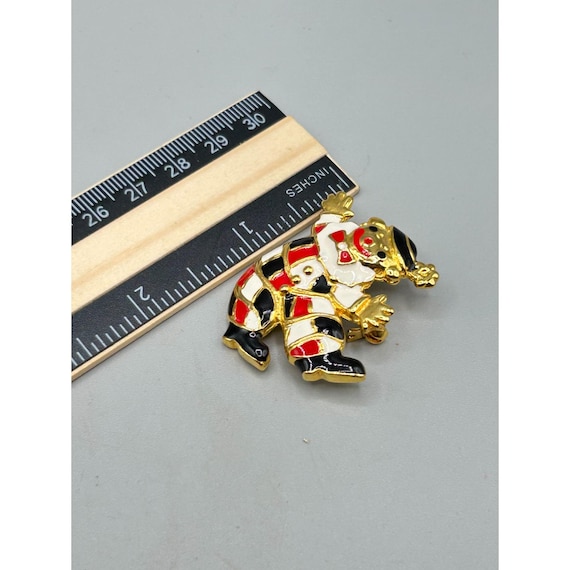 Broche émaillée Chat Clown – Bijou Fantaisie Coloré, Neuf