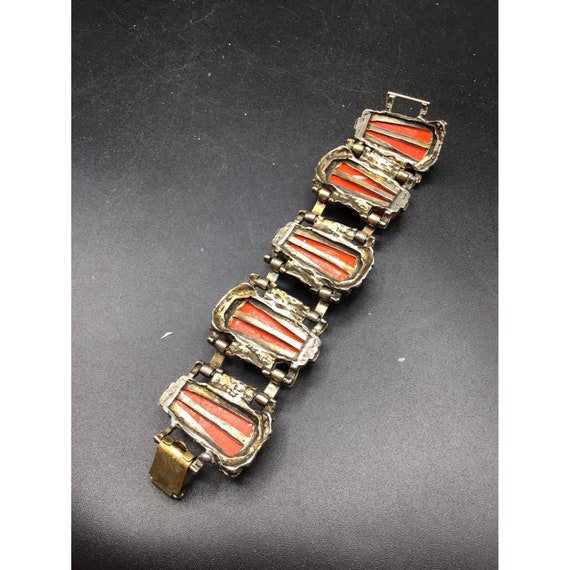 Vintage SELRO Bracelet Mid Century Plastic Jewelr… - image 5