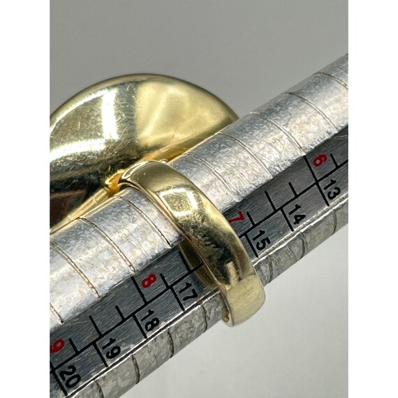 Gold Leaf Ring Adjustable Size Silver 925 Made in… - image 8