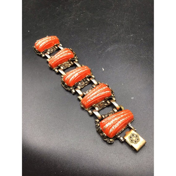 Vintage SELRO Bracelet Mid Century Plastic Jewelr… - image 2