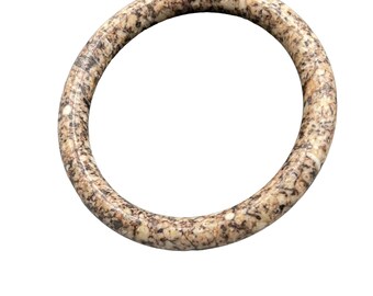 Semi Precious Stone Bracelet Natural Bangle Rigid Polished Organic Jewelry