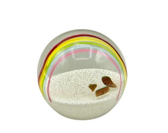 Caithness Scotland Rainbow & Pot of Gold Paperweight Numbered 742/750