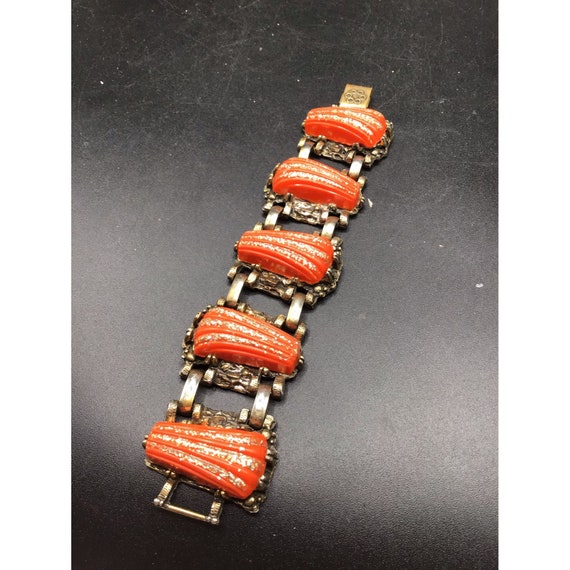 Vintage SELRO Bracelet Mid Century Plastic Jewelr… - image 3