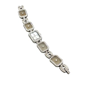 FX FRANZ Xavier Franz Xavier Black & White Quartz Wrist Watch Deco Style  main image 4