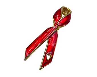 Gigi 1992 Ribbon Pin Multiple Sclerosis Awareness Drunk Driving Drug Prevention