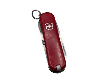 Red VICTORINOX Classic Swiss Army Knife Keyring ADVERTISING Doctor Folding Knife