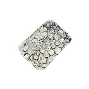 Vintage Wendell August Forge Pin Brooch Artisan Hand Crafted Hammered Aluminum Hallmarked