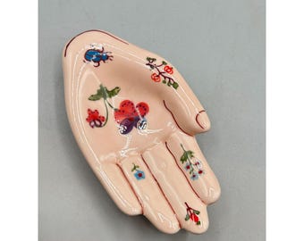 Anthropologie Home Nathalie Lete Hand Trinket Ring Dish