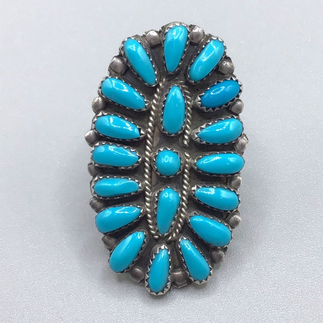 アクセサリー Navajo Indian Jewelry Turquoise Ring il_1080xN.4377438926_az4p.jpg