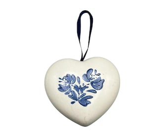 Vintage Pfaltzgraff Yorktown Heart-Shaped Pomander Diffuser Sachet Potpourri Holder