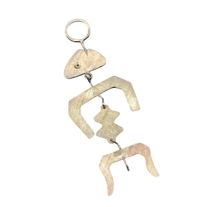 Articulated Fish Pendant Made in Peru 925 Sterling Silver Wearable Art Jewelry