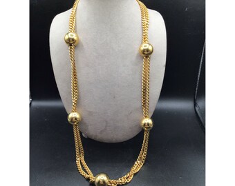 ◆VINTAGE HOLLYWOOD◆ Double Ring Ball Necklace VH2479NE009M MUSINSA | VINTAGE HOLLYWOOD Double Ring Ball