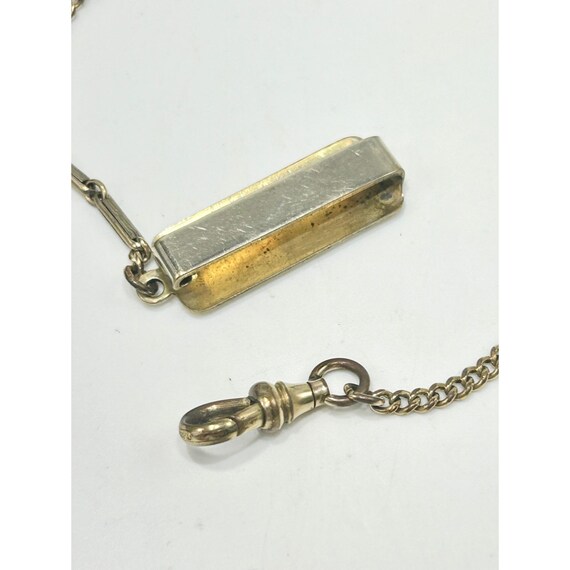 Vintage Pocket Watch Chain Older Antique Gold Ton… - image 4