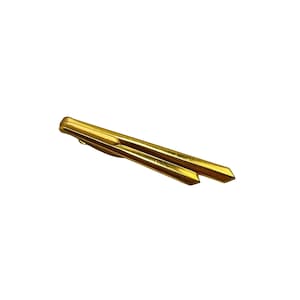 Vintage Hickok USA Gold-Tone Tie Clip Tie Bar