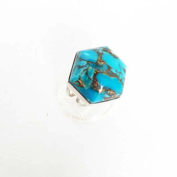 Jay King mines find turquoise sterling silver rin… - image 1