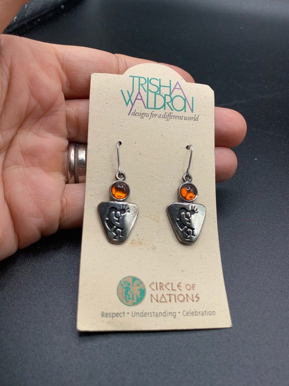 Trisha Waldron Kokopelli earring dangles Southwest