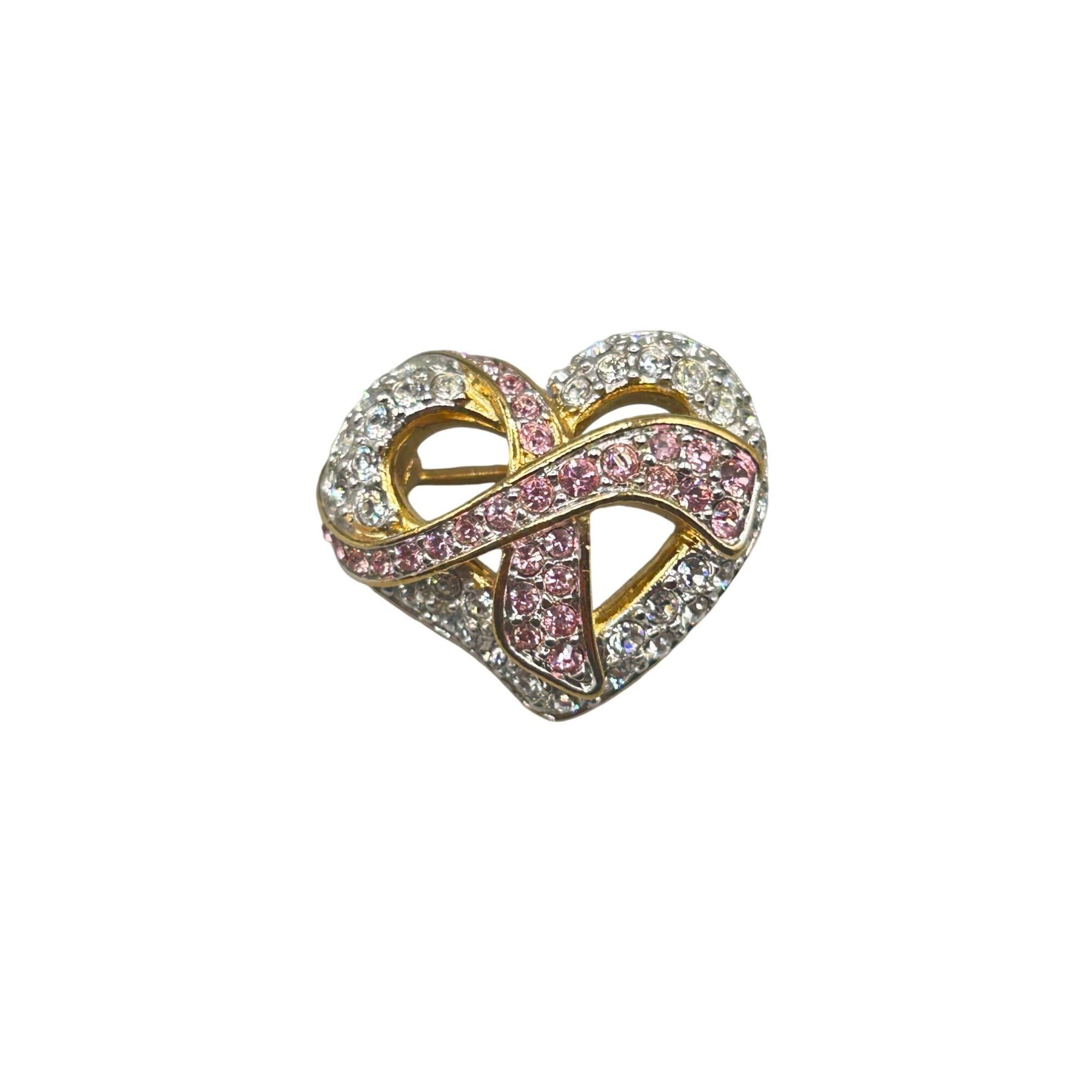 Swarovski heart pin discount
