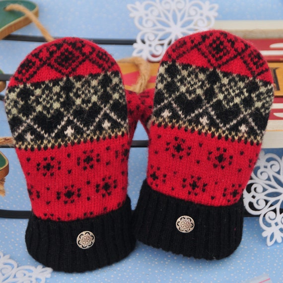 etsy sweater mittens