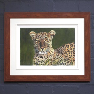 The Proud Leopard Oil Painting