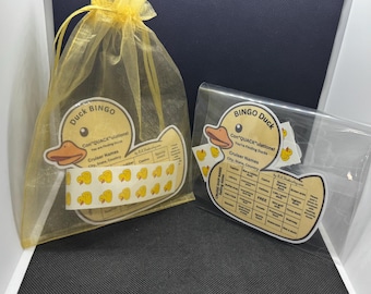 Cruising Ducks Bingo Duck Game for Cruise Ship Keep or Hide Game - Personalized, Laminated & Shipped - Carnival, Royal Caribbean Cruise Ship