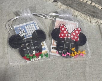 Mouse Head Tic Tac Toe Game - Boy & Girl - Party Favor, Fish Extender, Gift Exchange, Pixie Dust - Mickey and Minnie Disney Cruise