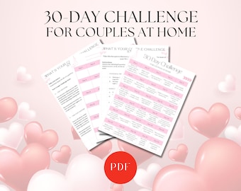 Uitdaging voor stellen van 30 dagen: romantische ideeën voor een date thuis (pdf)