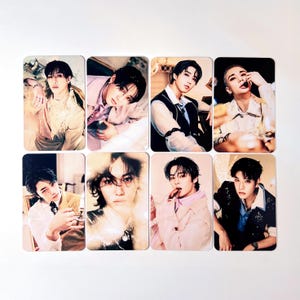 Stray Kids - HOLLOW - CONJUNTO 4 - Cartões de fotos não oficiais feitos por fãs