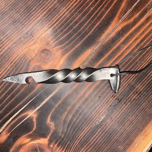Railroad Spike Bottle Opener.