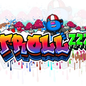 Custom Graffiti logo Design, Custom Logo, Unique logo, Mascot Logo , Typography Text design , Cartoon Character, logo maker design