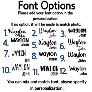 Waylon Rance Font Baby’s Milestone Photo Keeper Box - Etsy