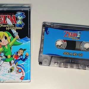 The Legend Of Zelda Phantom Hourglass cassette video game soundtrack Nintendo 64 Gift Gameboy