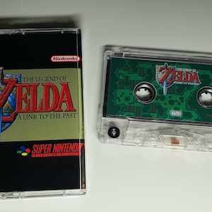 The Legend Of Zelda Link To The Past cassette video game soundtrack Nintendo 64 Gift Gameboy NES