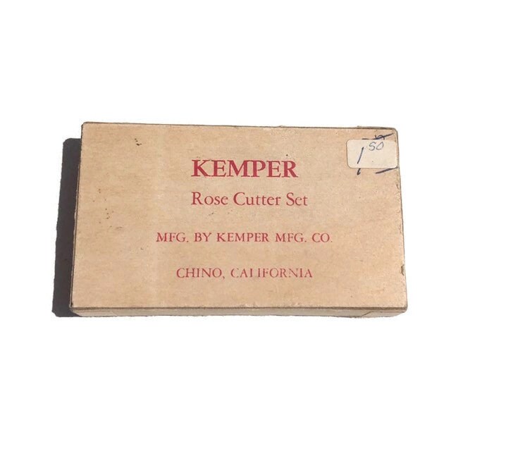 Lot De 4 Outils Argile Vintage Kemper – Coupe-rose, Fleurs, éjecteur, Pistolet Klay