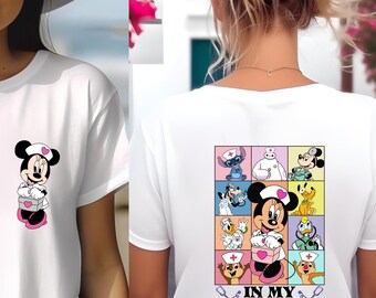 Minnie Mouse in My Nurse Era Shirt, Minnie Mouse Nurse Shirt, Disney Nurses Day Tees, Nurses Day Gift, Cute Nursing School Tee, Nurse's Gift