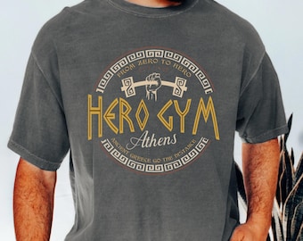 Disney Hercules Hero Gym Shirt, Comfort Colors  Hercules Tee from Zero to Hero, Disneyland Vacation Shirts for Men, Gift for Boyfriend