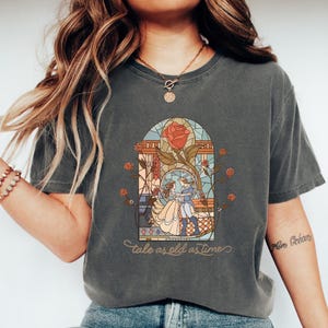 Retro A Tale as Old as Time Shirt, Disney Princess Bella Shirt. Beauty and The Beast Shirts, Girl Trip Matching Shirts