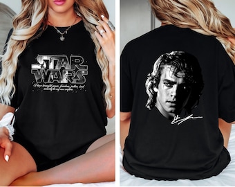 Camiseta de Anakin Skywalker, camiseta de La Venganza de los Sith Skywalker, camisetas de la película Star Wars con colores cómodos, regalo para fans de Star Wars, camiseta de Anakin
