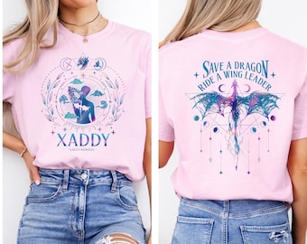 Xaden Riorson Shirt, Comfort Colors Xaddy Fourth Wing Tee, Onyx Storm Dragon Rider Tee, Rebecca Yarros Iron Flame Readers Tee, Book Club Tee