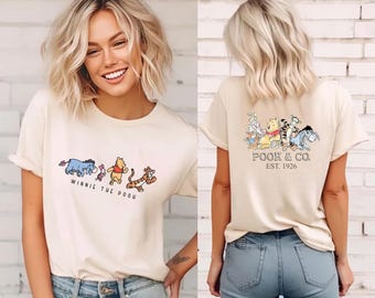 Retro Winnie The Pooh Shirt, Pooh And Friends Fans Tees, Disney Pooh Shirt, Pooh Bear And Co Tee, Winnie The Pooh Kids Shirt