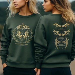 The Bat Boys Crewneck, Acotar Merch Sweater, Bat Boys Wings Hoodie, Fantasy Readers Gift, The Night Court Sweatshirt, SJM Merch