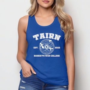 Camiseta sin mangas Fourth Wing Dragons Racerback, camisetas sin mangas Next Level de Andarna Sgaeyl Tairn a juego, Basgiath War College, camiseta sin mangas Rebecca Yarros Merch imagen 13