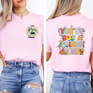 Custom Toy Story Family Shirts, Personalized Woody Jessie Rex Slinky Buzz Alien Matching Group Tees image 7